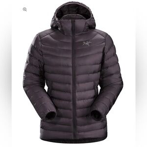 Arc'teryx Women's Cerium LT HOODY Dark Purple Puffer Jacket